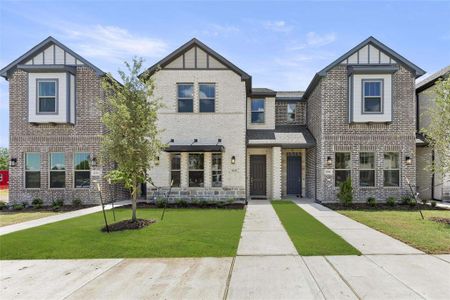 New construction Townhouse house 6515 Baritone Court, Sachse, TX 75048 Columbia Homeplan- photo 0