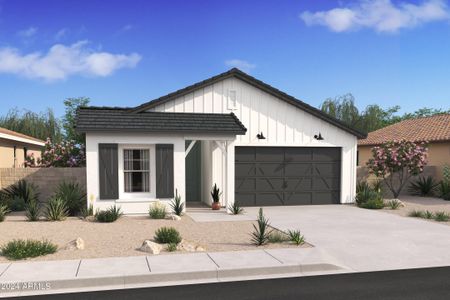 New construction Single-Family house 16715 N Lunar Street, Maricopa, AZ 85138 Orinoco- photo 0