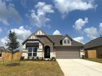 New construction Single-Family house 344 Magnolia View Dr, Katy, TX 77423 plan Oleander - image