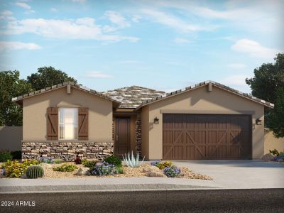 New construction Single-Family house 37445 W San Clemente Street, Maricopa, AZ 85138 Lark- photo 0