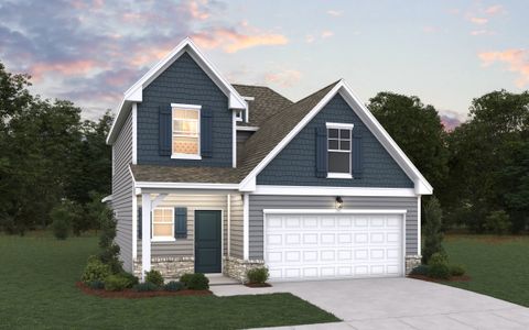 New construction Single-Family house 4022 Puddle Pond Rd, Indian Trail, NC 28079 plan Intrigue - image