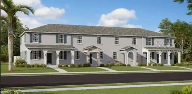 New construction Townhouse house 1869 Fulfillment Dr, Kissimmee, FL 34744 plan Wilshire - image