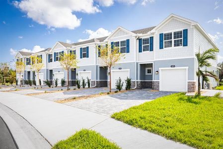 New construction Townhouse house 12466 Amber Creek Circle, Lakewood Ranch, FL 34211 Mayport- photo 0