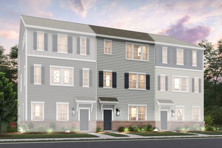 New construction Townhouse house 14109 Alley Mae, Huntersville, NC 28078 plan Stratford - image