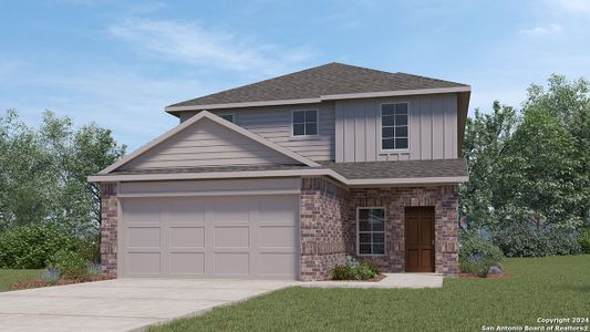 New construction Single-Family house 5442 Concho Spgs, San Antonio, TX 78253 The Nicole- photo 0 0