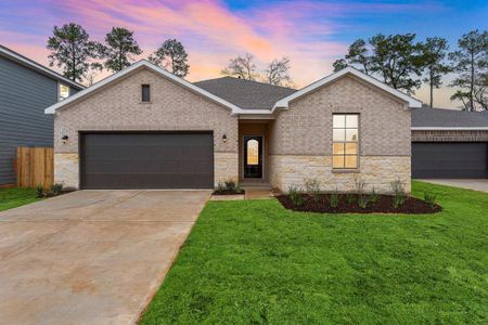 New construction Single-Family house 25187 Leather Leaf, Montgomery, TX 77316 TRAVIS- photo 0