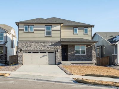 New construction Single-Family house 6124 Hourglass Drive, Brighton, CO 80601 The Golden Gate- photo 0