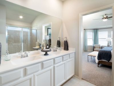 Pamper yourself in the luxurious primary bathroom.