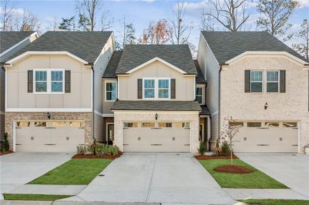 New construction Townhouse house 309 Timberland Avenue, Dawsonville, GA 30534 - photo 0