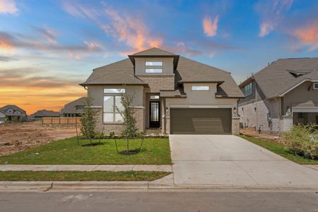New construction Single-Family house 536 Los Aliso Ct, Liberty Hill, TX 78642 plan Delta - image