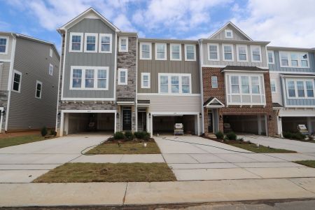 New construction Townhouse house 2271 Bay Minette Sta, Apex, NC 27502 plan Hyde Park - image