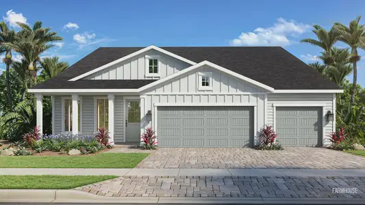 New construction Single-Family house 6461 Sparkling Stream Trl, Jacksonville, FL 32234 plan Oleander - image