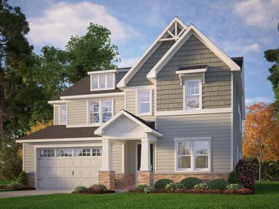 New construction Single-Family house 20 W Amber Oak Dr, Selma, NC 27576 plan The Hampton - image