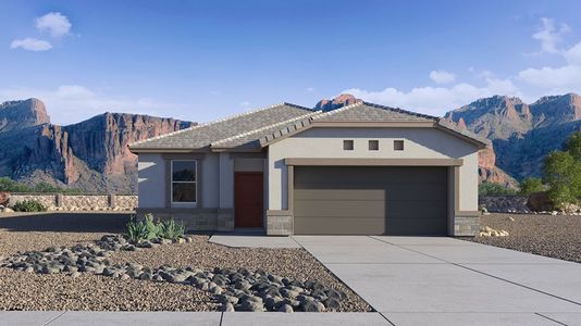 New construction Single-Family house 5466 E Arctic Ln, San Tan Valley, AZ 85140 Dalton- photo 0