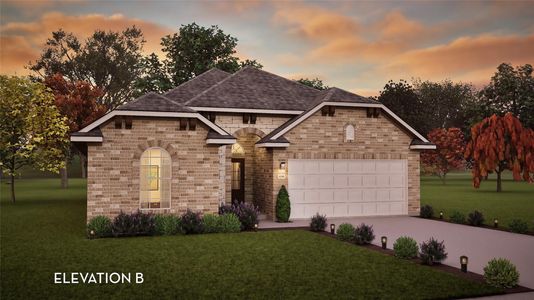 New construction Single-Family house 3847 Garden Hill Ln, Santa Fe, TX 77510 plan Greeley - image
