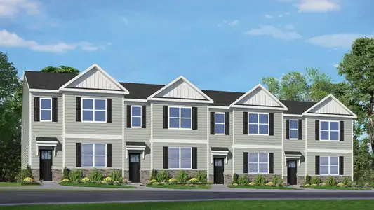 New construction Townhouse house 849 Old Tarboro Rd, Wendell, NC 27591 Collin- photo 0