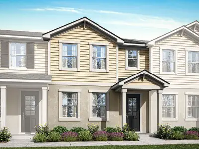 New construction Townhouse house 10027 Gazebo Aly, Orlando, FL 32832 plan Catalina - image