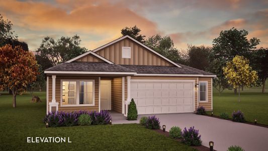 New construction Single-Family house 110 Olympic Park Dr, Kyle, TX 78640 plan Sabine - image