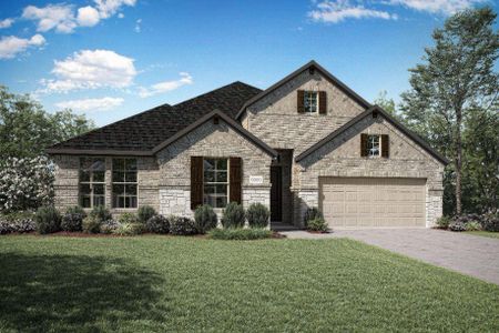 New construction Single-Family house 7025 Ladybug Lane, Little Elm, TX 76227 Carson- photo 0