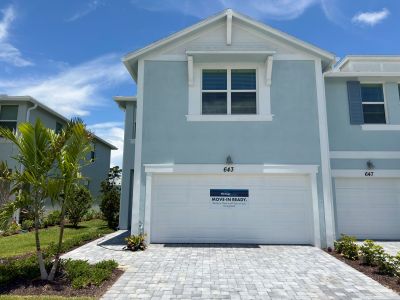 New construction Single-Family house 643 Salisbury Cir, Fort Pierce, FL 34982 plan Sandpiper End - image