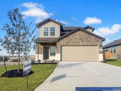 New construction Single-Family house 106 Firetail, San Antonio, TX 78253 The Jasmine- photo 0