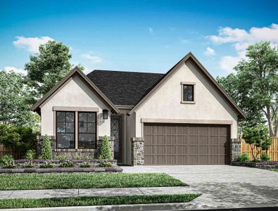 New construction Single-Family house 5021 Valley Wind Court, Spring, TX 77386 Bluebird- photo 0