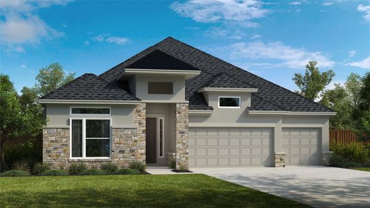 New construction Single-Family house 1202 Silver Falls Dr, Georgetown, TX 78626 plan Englewood - image