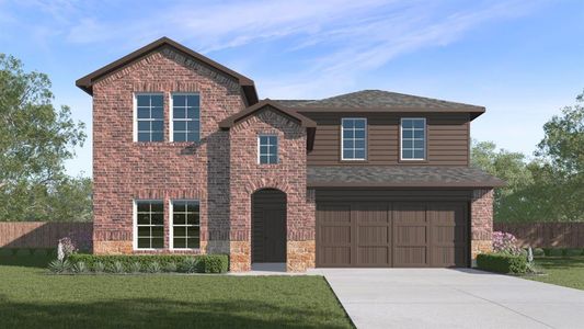 New construction Single-Family house 1443 Saddlehorn Dr, Denton, TX 76207 X40O Ozark- photo 0