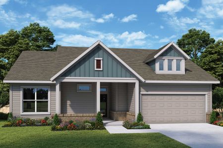 New construction Single-Family house 950 Texas Sage Lp, Buda, TX 78610 The Homestead- photo 0