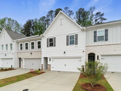 New construction Townhouse house 697 Sunstone Ln, Lawrenceville, GA 30043 Brooks- photo 0