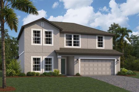 New construction Single-Family house 12801 Castle Oaks Dr, Hudson, FL 34669 plan Summerset - image