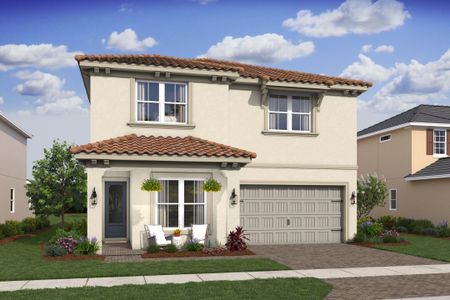 New construction Single-Family house 122 Parkside Wy, Royal Palm Beach, FL 33411 plan Rhodes II - image