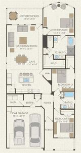 Pulte Homes, Oakmont floor plan