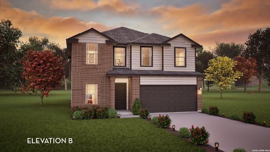 New construction Single-Family house 6519 Scooby Acres, San Antonio, TX 78253 plan Trinity - image