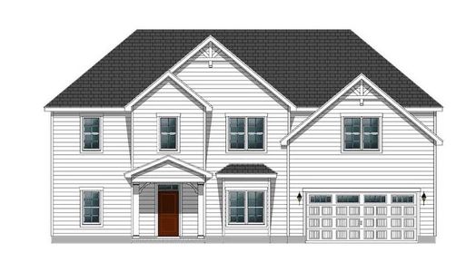 New construction Single-Family house 3437 Rockbend Rd, Winterville, NC 28590 plan Greystone - image