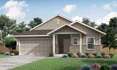 New construction Single-Family house 205 Gene Ray Ave, Bertram, TX 78605 plan Ford - image