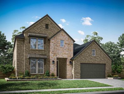 New construction Single-Family house 7071 North Lake Clopton Drive, Conroe, TX 77316 Barnhart- photo 0