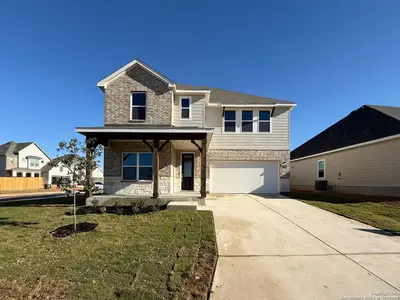 New construction Single-Family house 11003 Bop Ln, Adkins, TX 78101 plan Alexis - image
