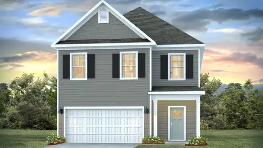 New construction Single-Family house 208 Surfside Landing Blvd, Hubert, NC 28539 plan Woodstock - image