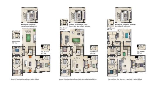 New construction Single-Family house 55 Greenhaven Pl, Ormond Beach, FL 32174 plan Ibis (BL) - image 4