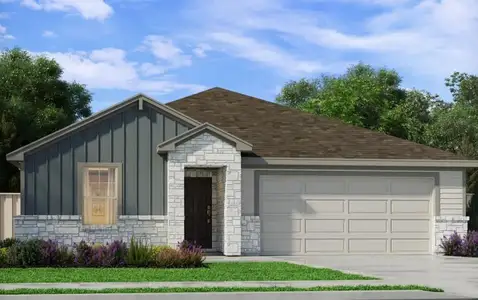 New construction Single-Family house 308 Gristmill Rd, Burnet, TX 78611 plan The Ross (410) - image
