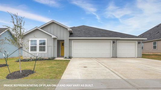 New construction Single-Family house 185 Teal St, Fredericksburg, TX 78624 plan The Courtland - image