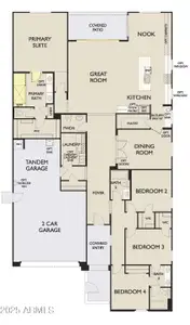 New construction Single-Family house 22689 E Stirrup St, Queen Creek, AZ 85142 plan Jade - image