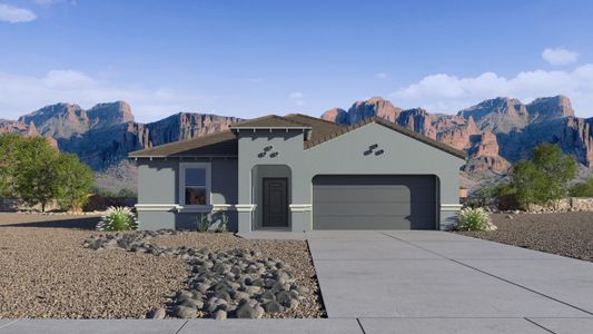 New construction Single-Family house 8418 W Stargell Wy, Florence, AZ 85132 plan Cali - image