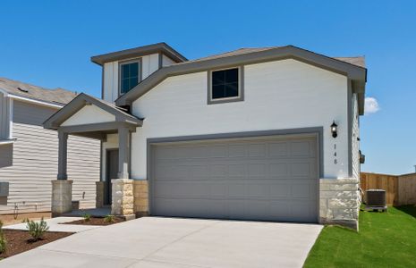 New construction Single-Family house 148 Green Berets Bnd, Jarrell, TX 76537 plan Gustine - image