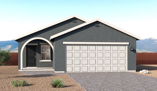 New construction Single-Family house 6671 S Sundance Kid Ave, Tucson, AZ 85746 plan Amber - image