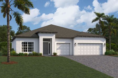 New construction Single-Family house 2375 Clary Sage Dr, Spring Hill, FL 34609 Corina II- photo 0