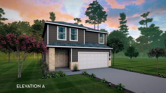 New construction Single-Family house 515 Plateau St, Maxwell, TX 78656 plan Ash - image