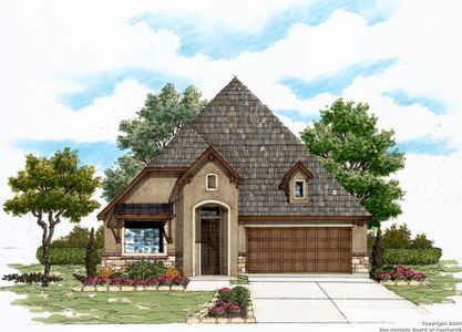 New construction Single-Family house 1607 Cheshire Park, Bulverde, TX 78163 - photo 0