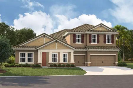 New construction Single-Family house 10517 Meadowrun Dr, Lithia, FL 33547 plan Key West II - image
